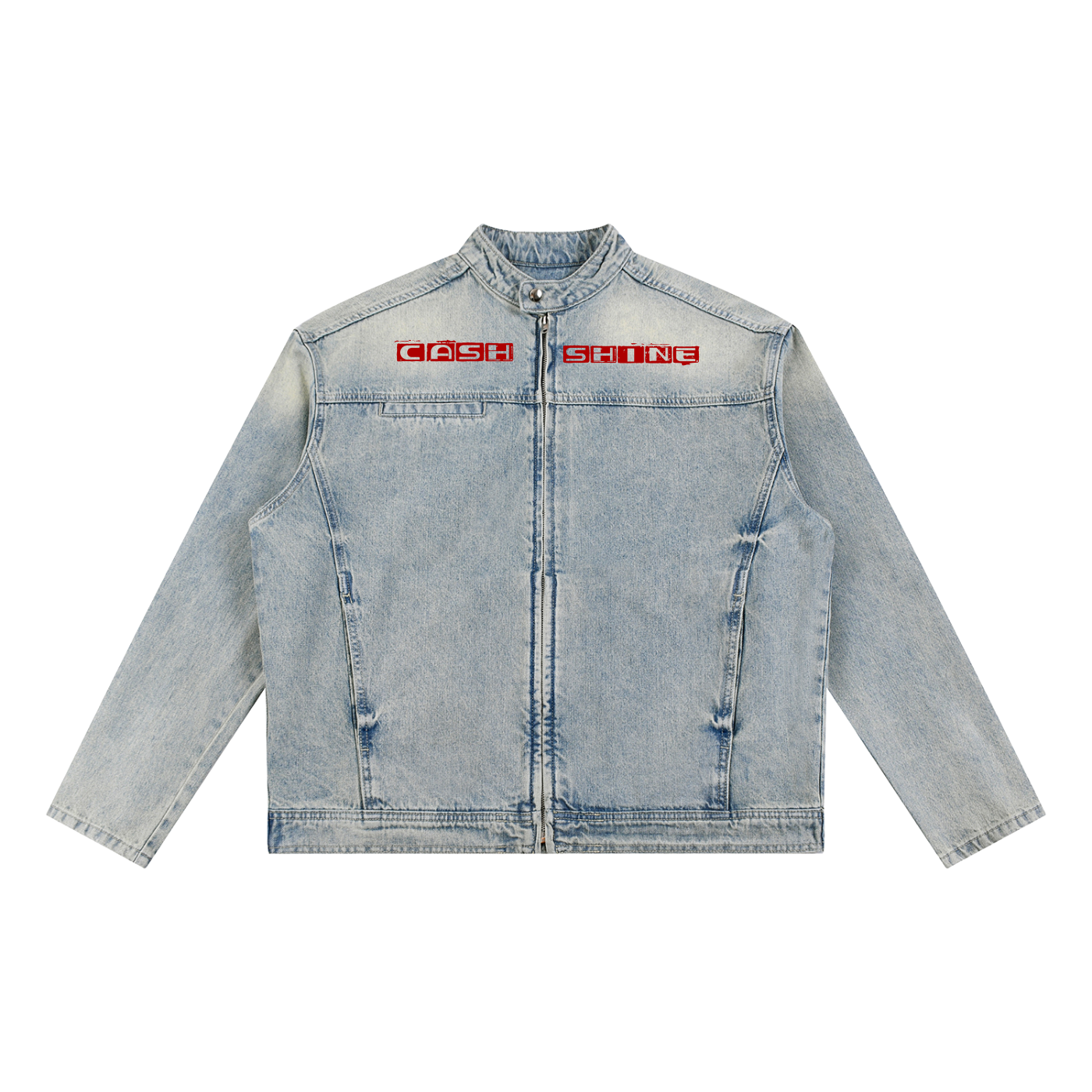 ND Cash & Shine Vintage Zip Denim Jacket